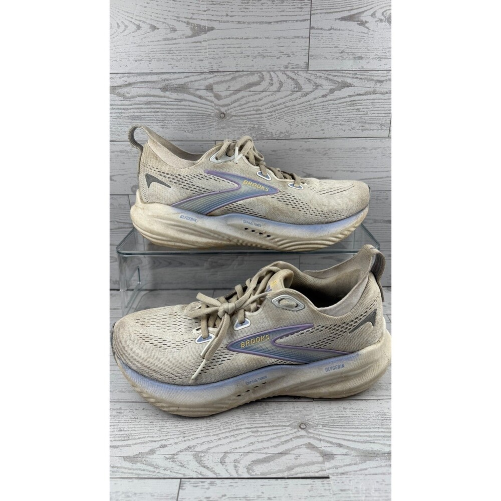 Brooks Glycerin 22 120434-1B-137 White 7B Womens Sneakers Running Shoes #497